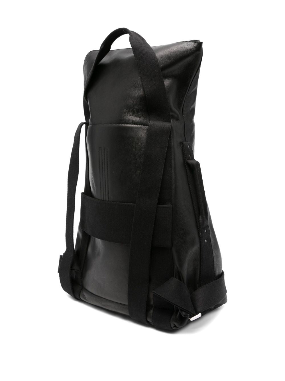 CARGO ZIP-FASTENING LEATHER BACKPACK - 2