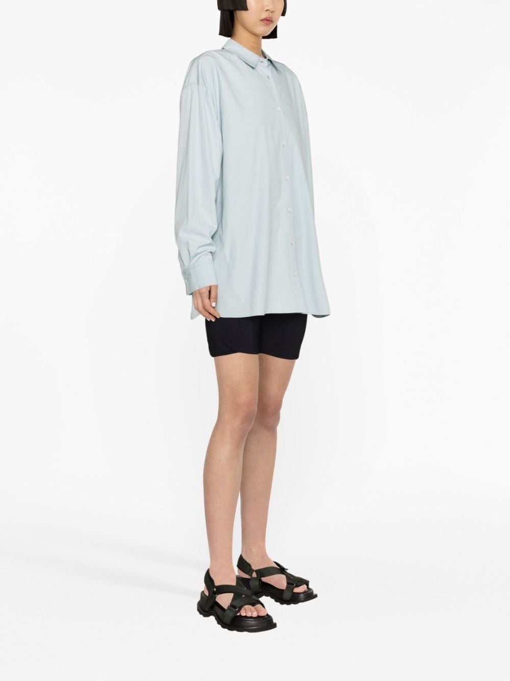 high-waisted biker shorts - 4