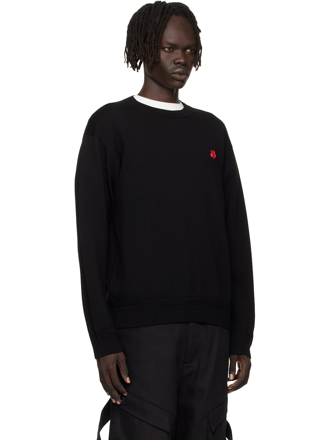 Black Kenzo Paris 'Boke Flower' Sweater - 2