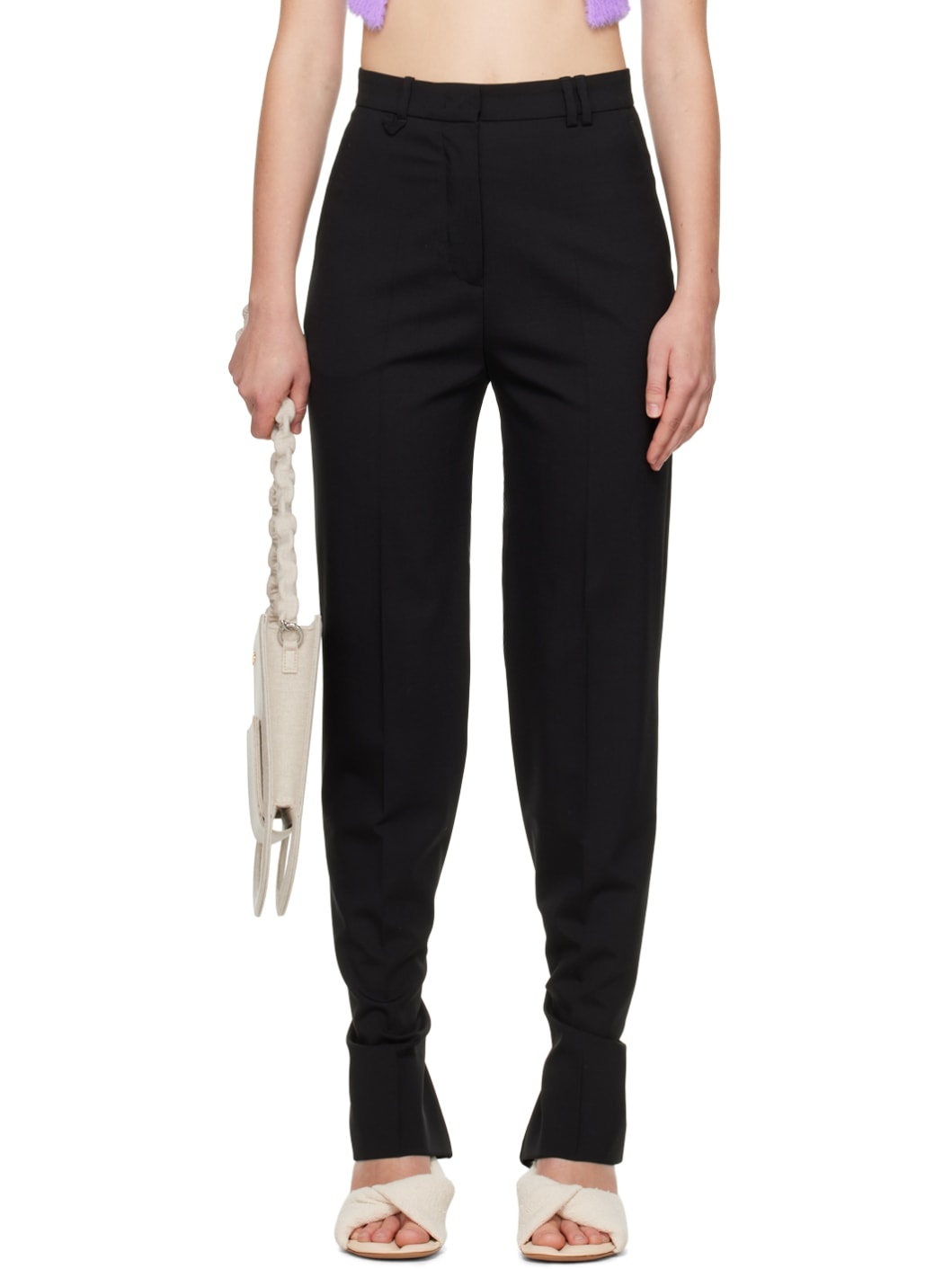 Black Le Papier 'Le Pantalon Astouin' Trousers - 1