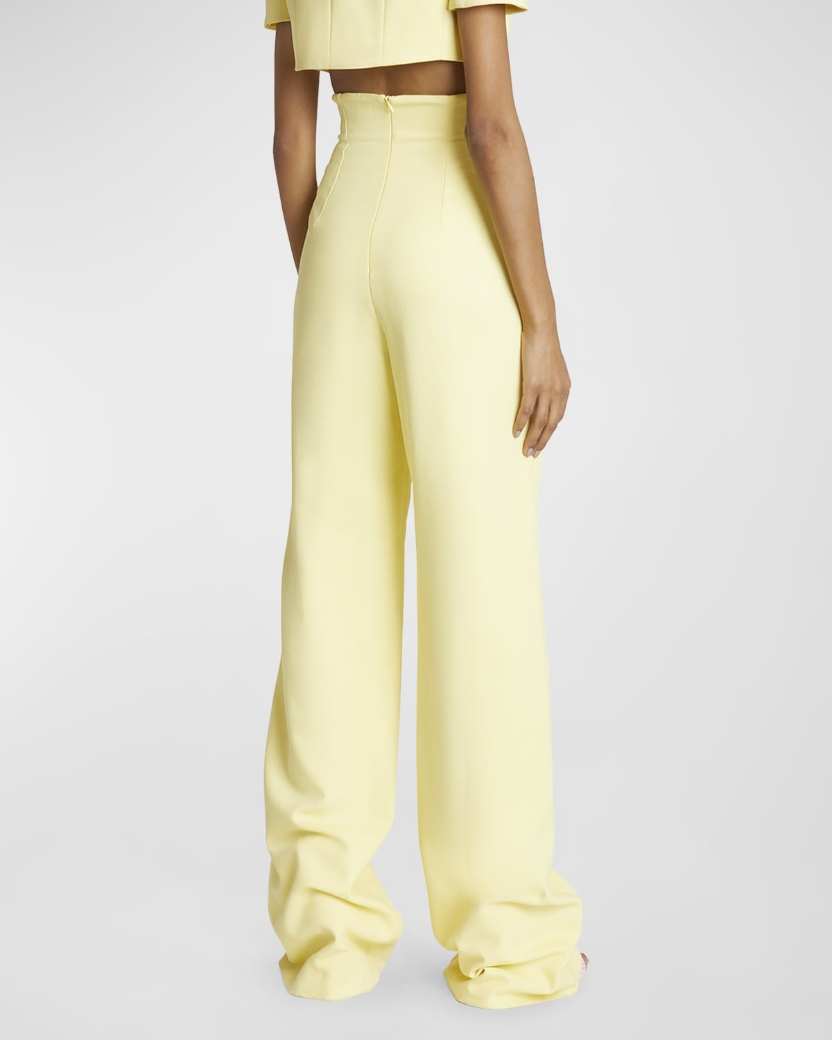 Tulip High-Rise Wide-Leg Tailored Pants - 5