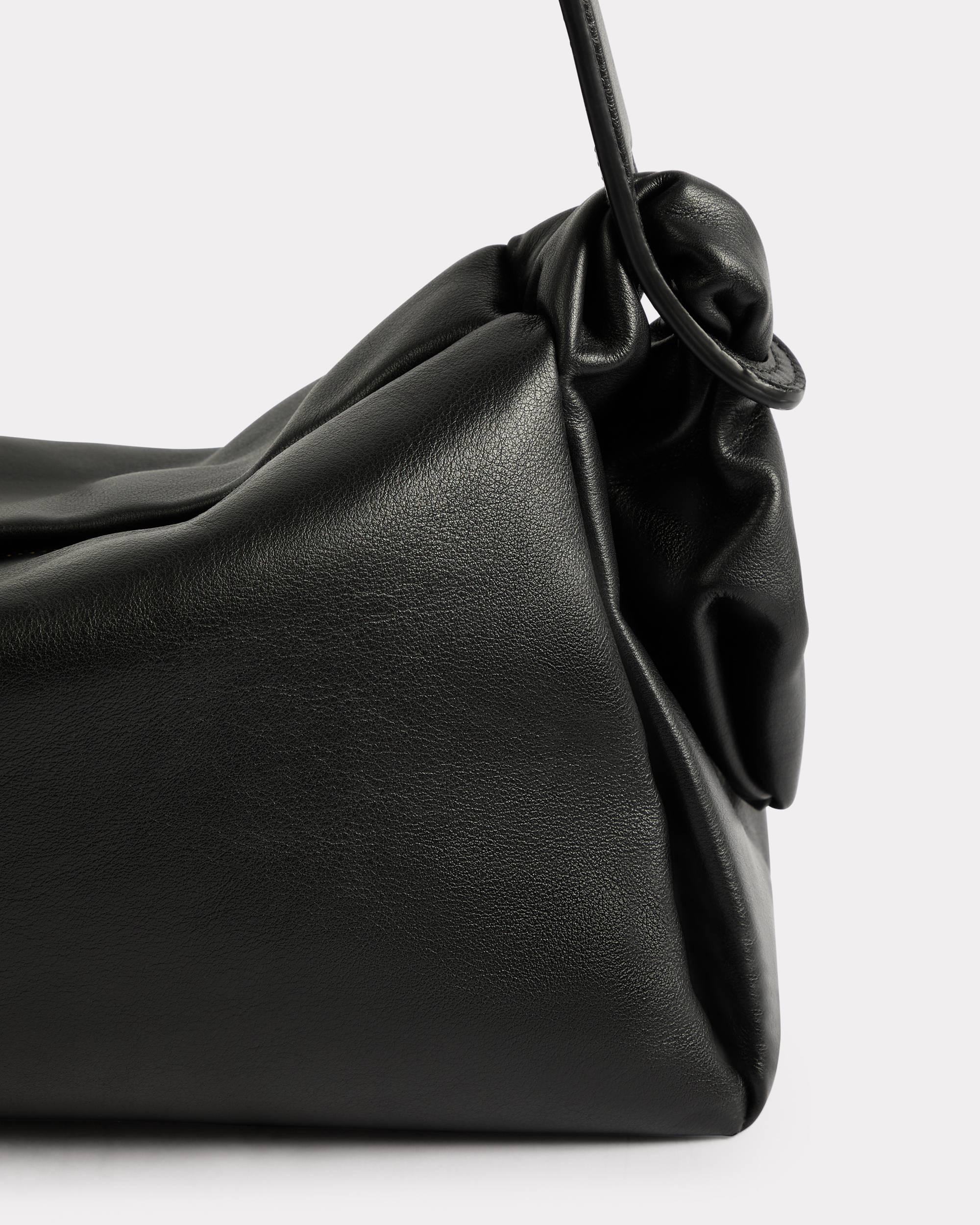 'KENZO Furoshiki' large shoulder bag in leather - 2