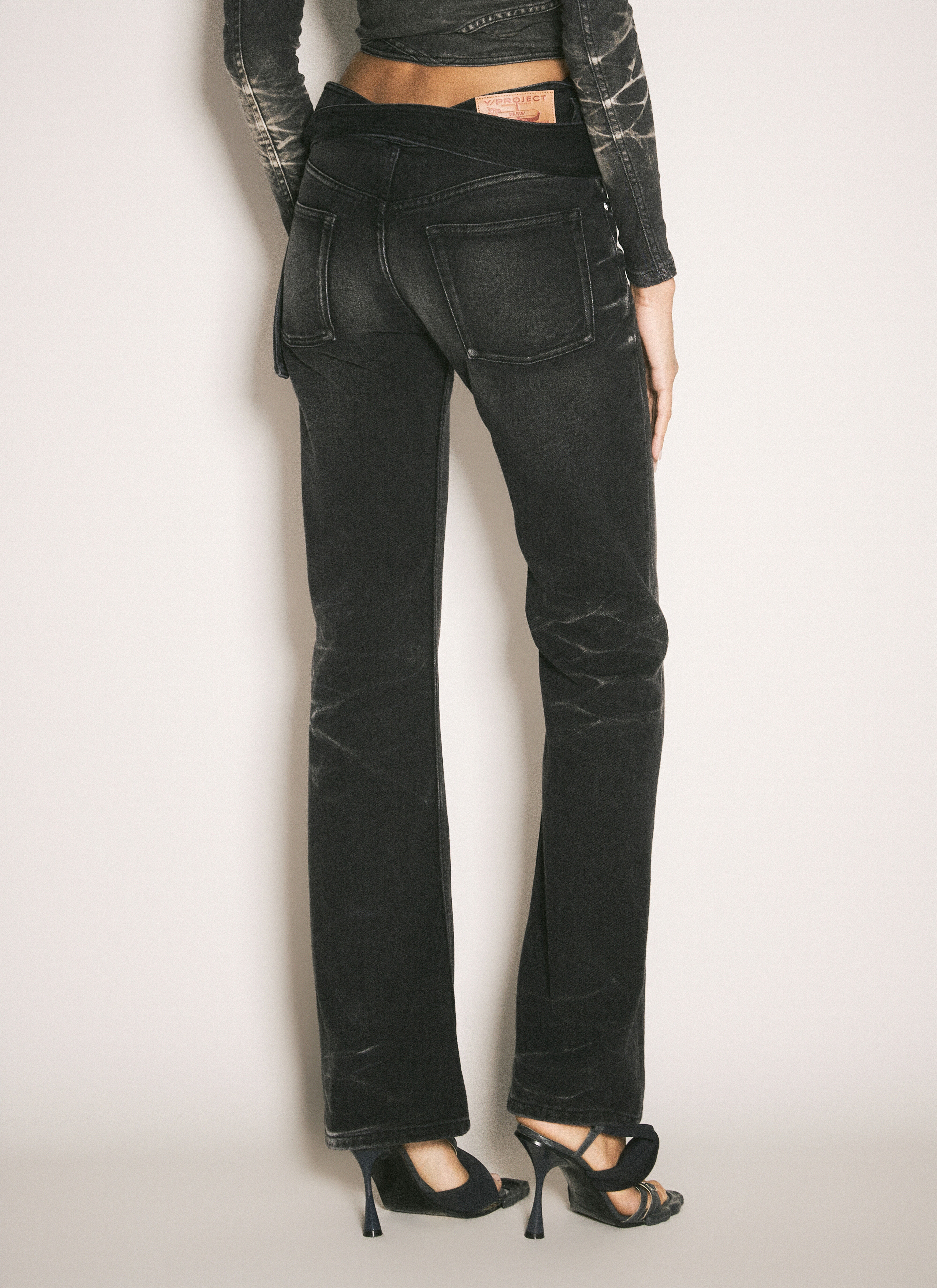Wrap-Belt Jeans - 5