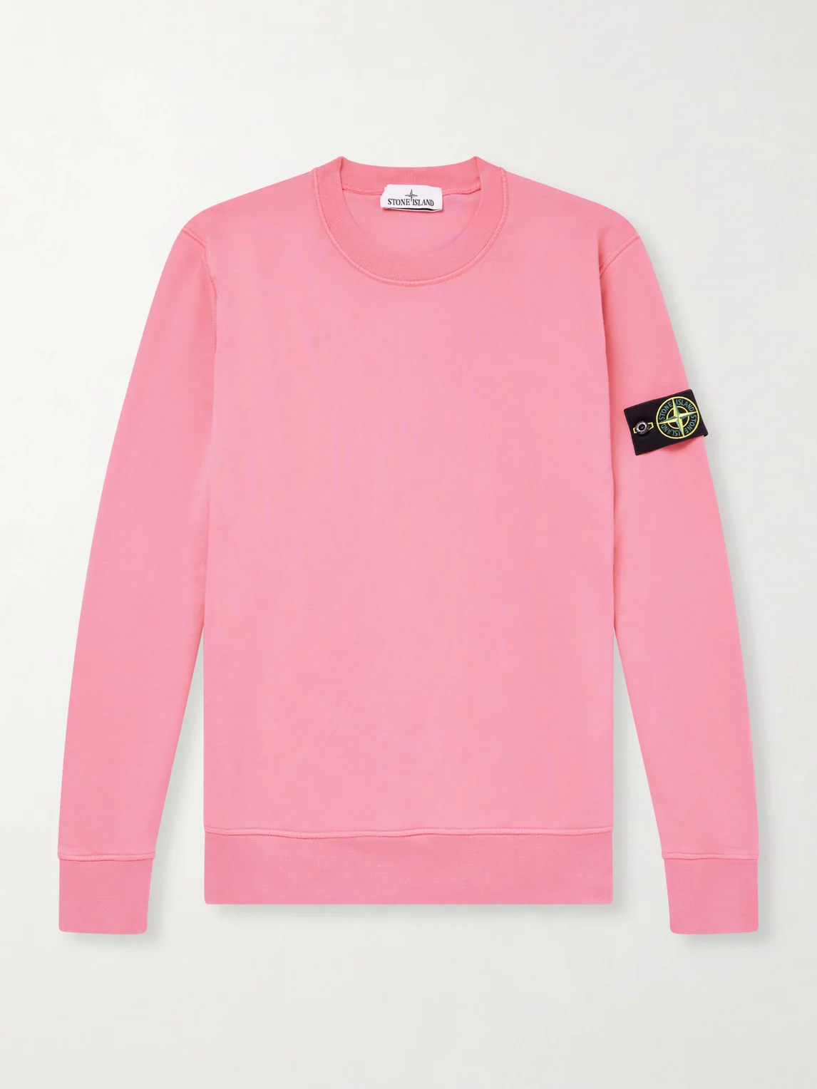 Garment-Dyed Cotton-Fleece Sweatshirt - 1