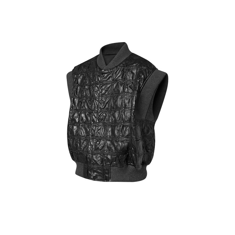 Louis Vuitton Check Leather Sleeveless Jacket outlook