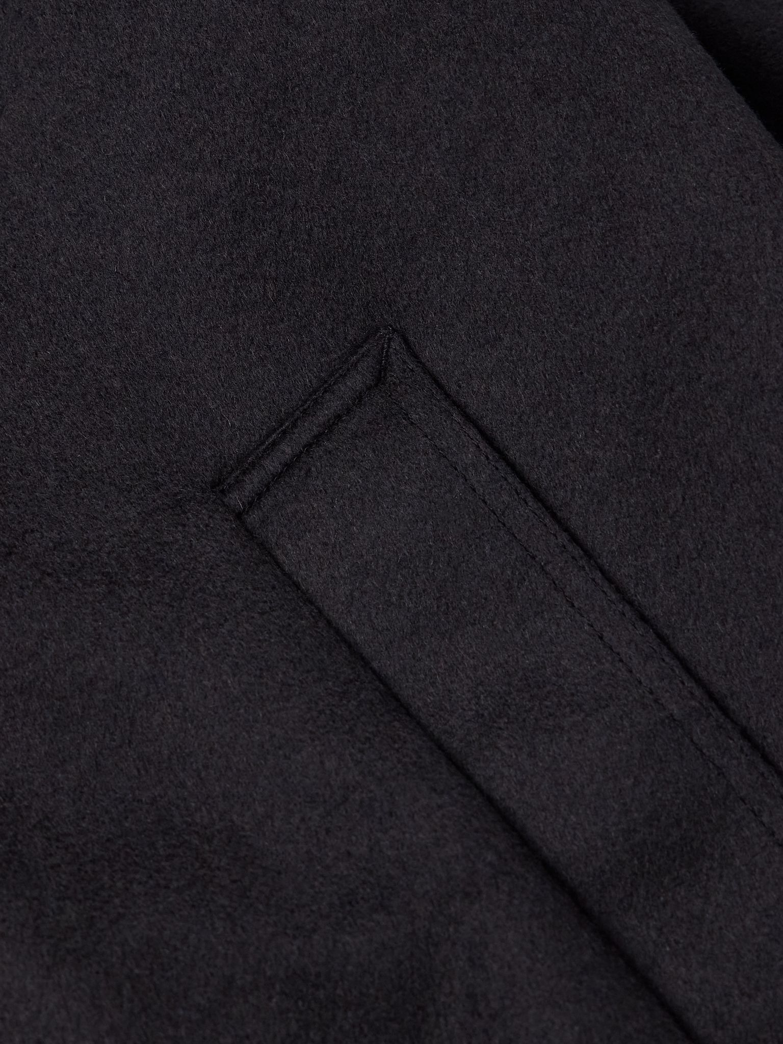 Cashmere and Wool-Blend Felt Blouson Jacket Navy - 5