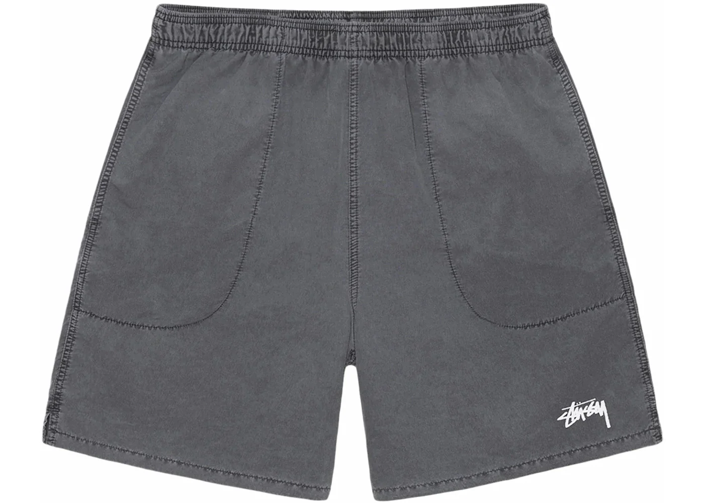 Stussy Water Stock Pigment Short Charcoal - 1