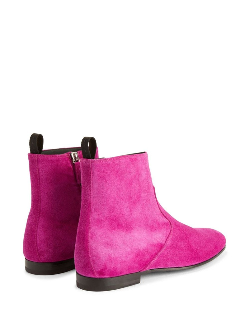 Ron panelled suede ankle boots 3