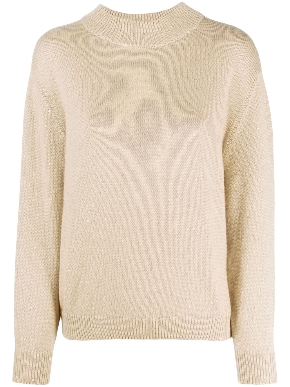 diamante knit jumper - 1