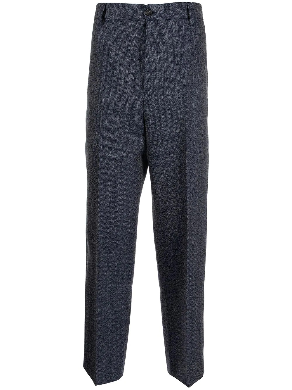 high-rise tailored trousers - 1