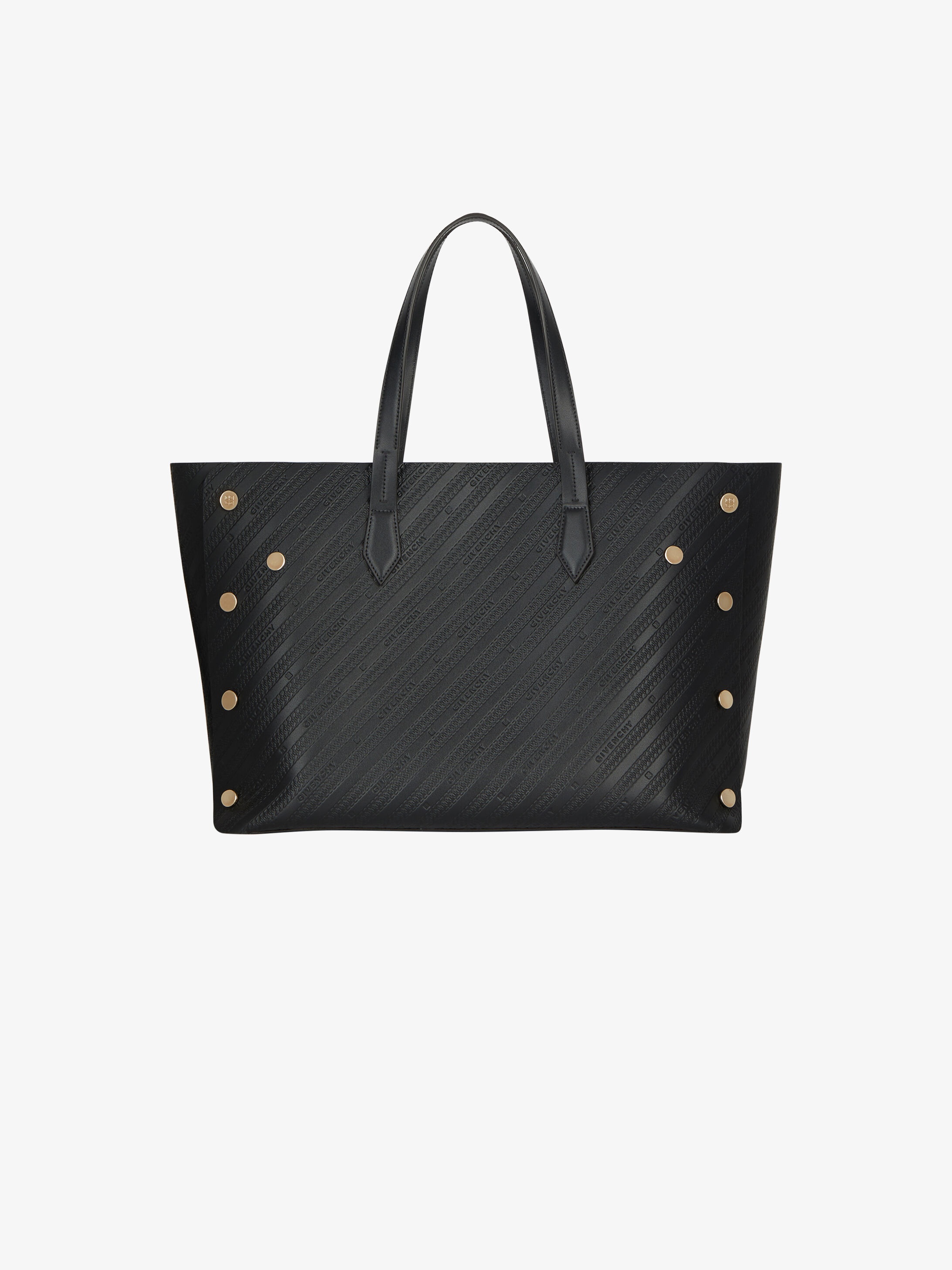 Medium Bond shopper in GIVENCHY chain embossed leather - 4