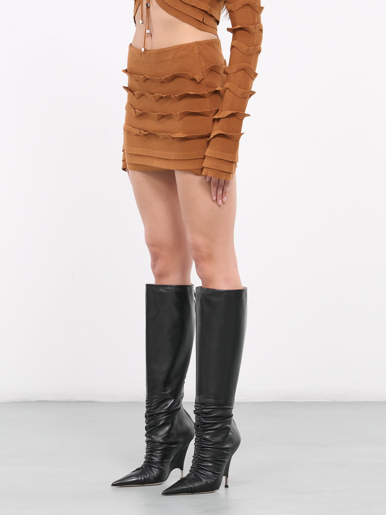 Knit Ruffle Skirt - 2