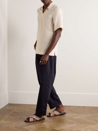 Paul Smith Convertible-Collar Linen Shirt outlook