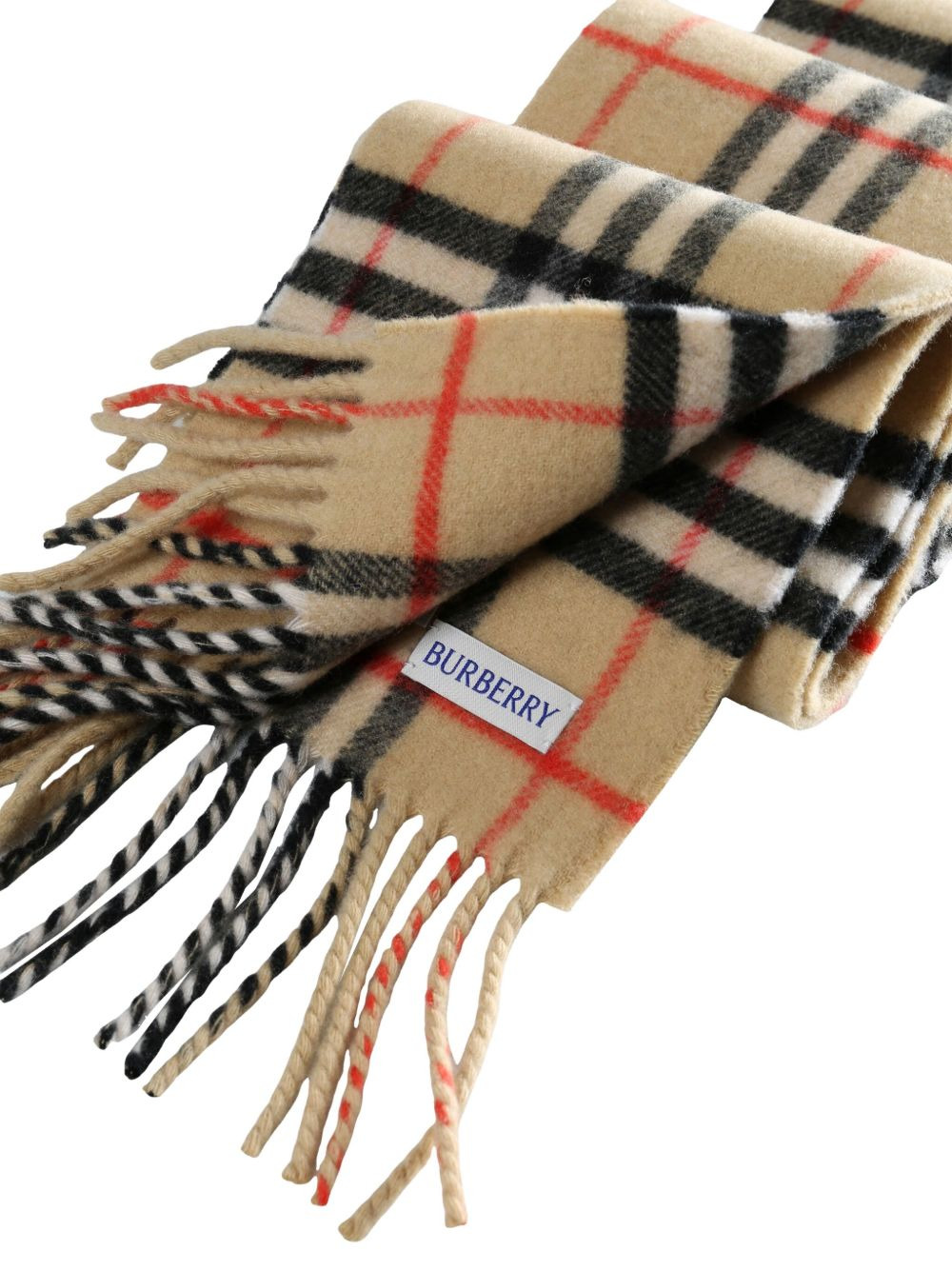 check-fringe scarf - 3