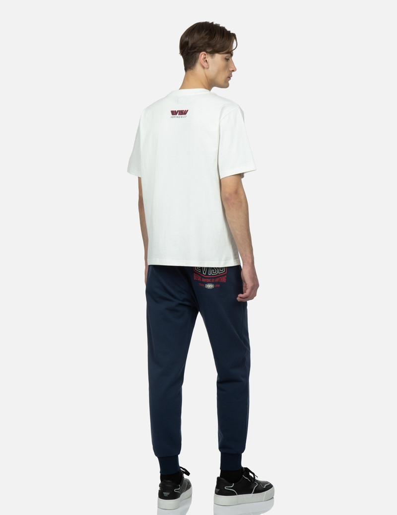 LOGO AND SLOGAN PRINT SWEATPANTS 3