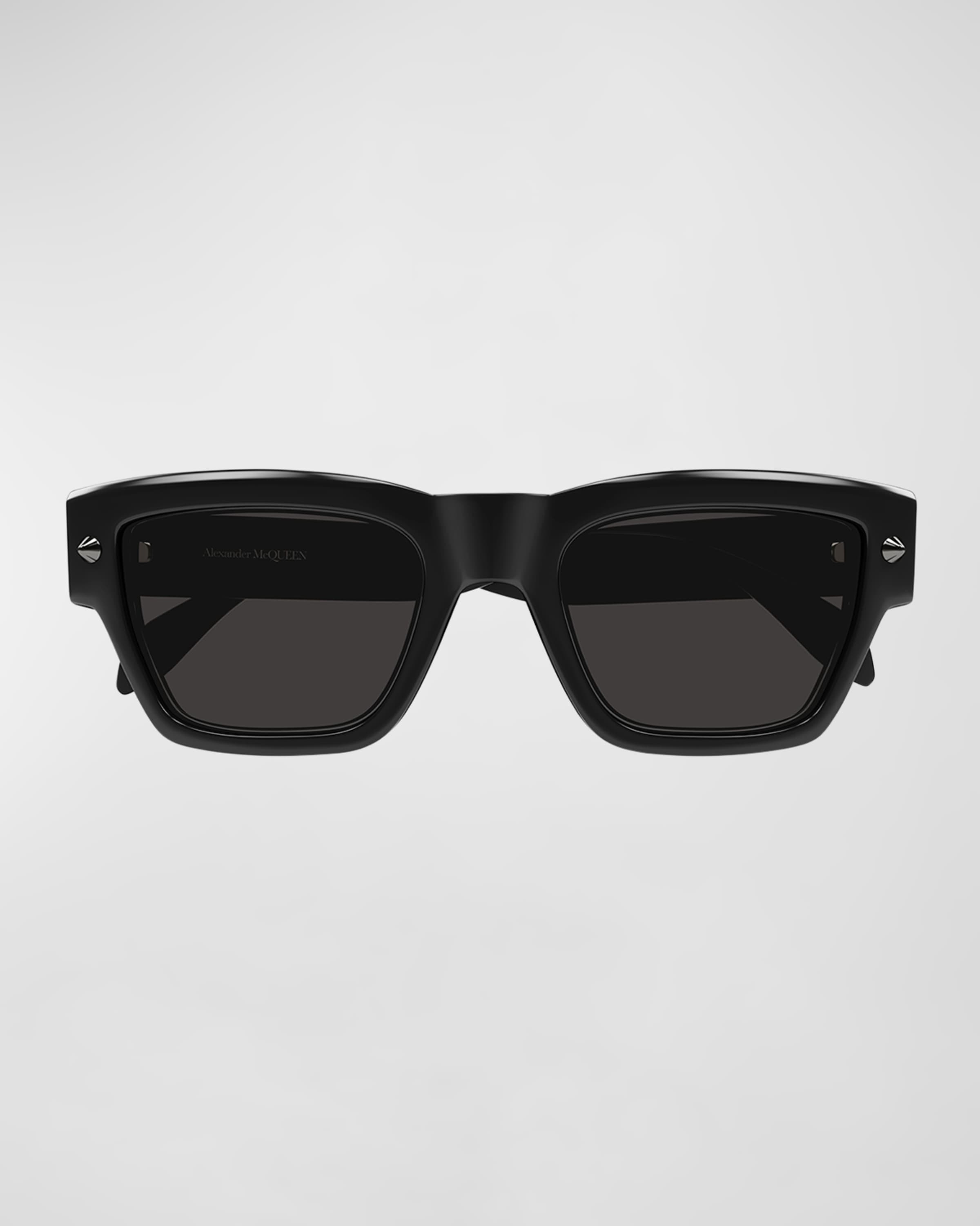 Men's Studded Acetate Rectangle Sunglasses - 3