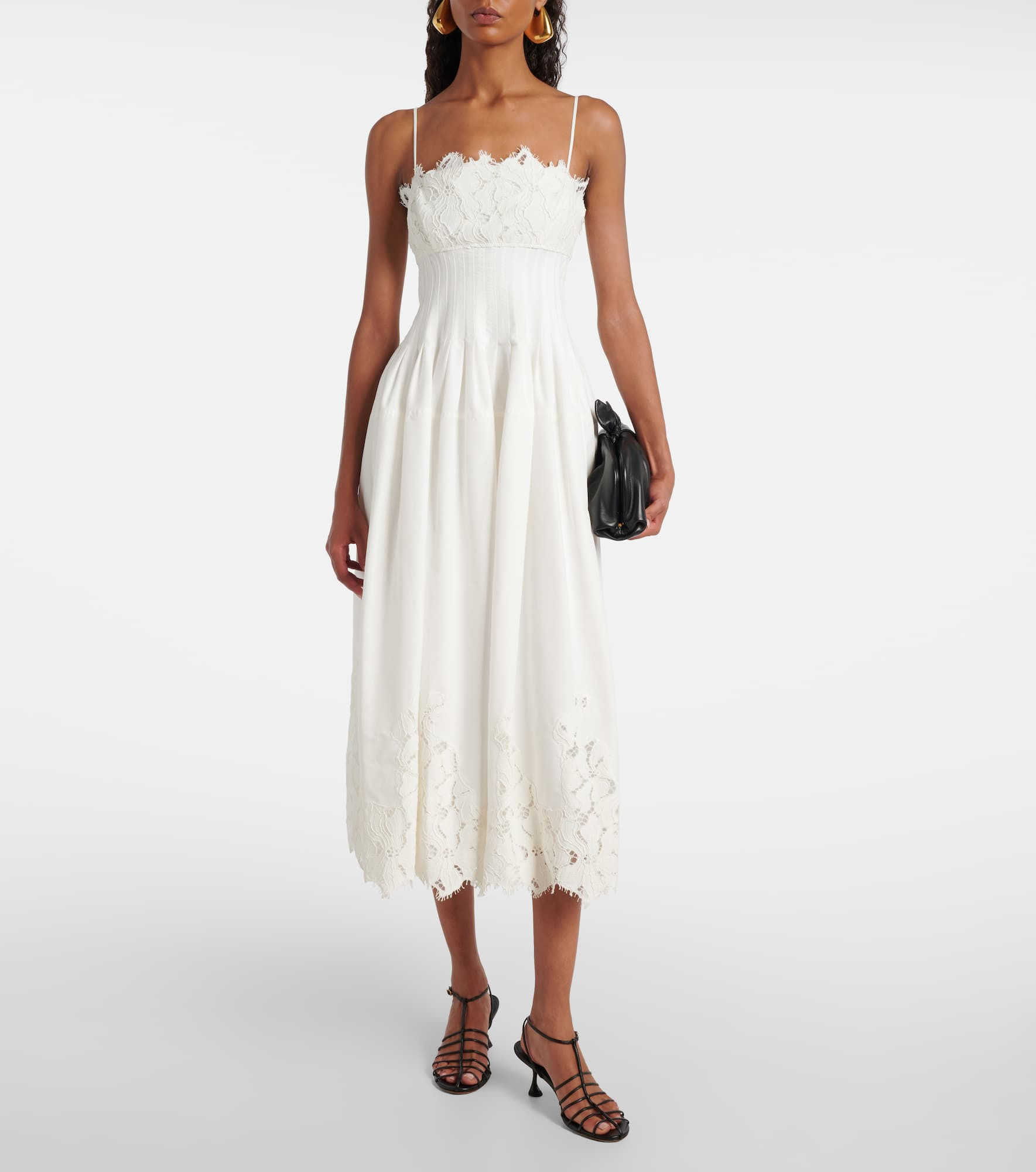 Lilianna cotton-blend midi dress - 2