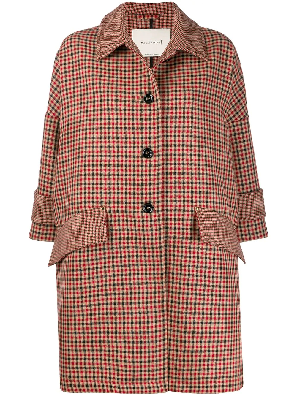 Humbie Shepherd check overcoat - 1