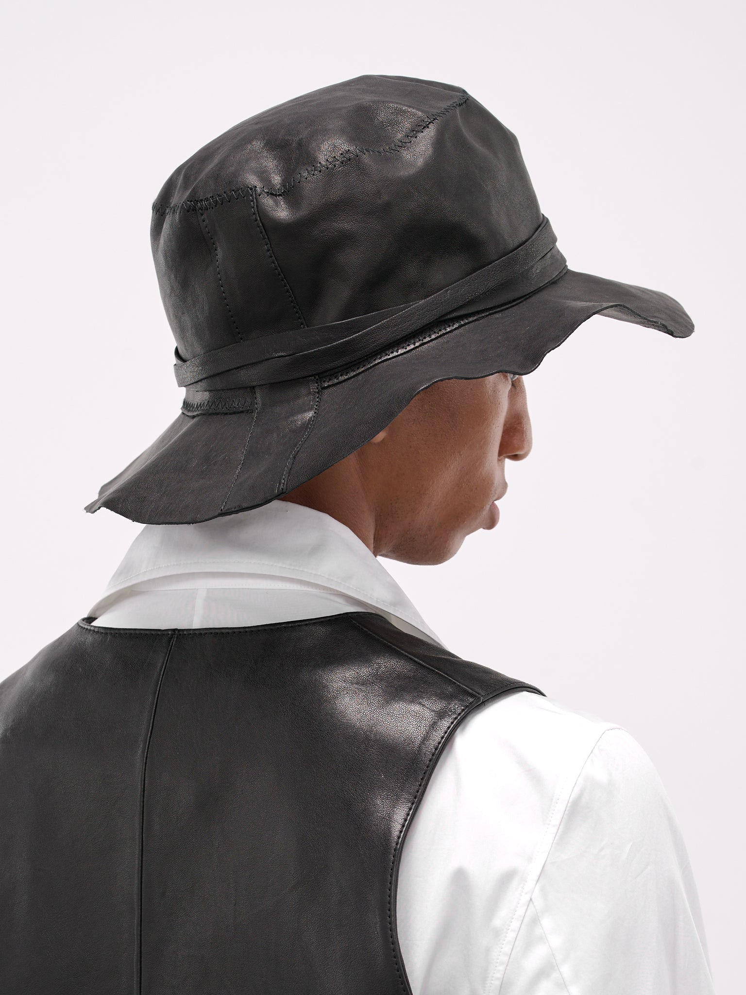 Nanse Lamb Wide Brim Hat - 3