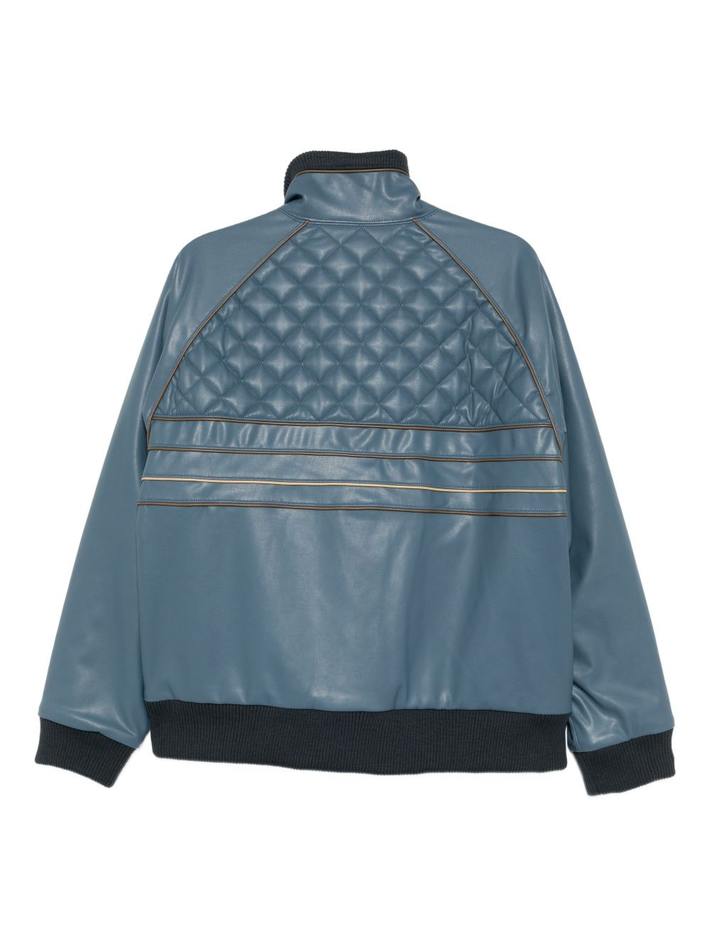 slogan-embroidered jackcet - 2