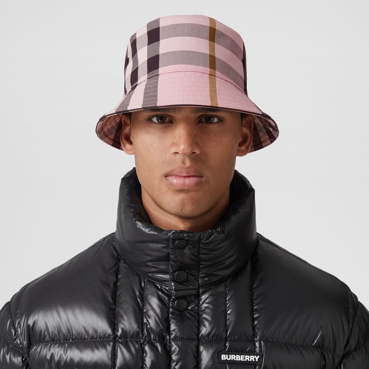 Check Cotton Bucket Hat - 3