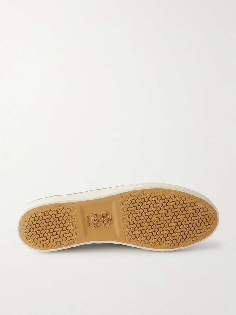 Brunello Cucinelli Suede Sneakers White outlook