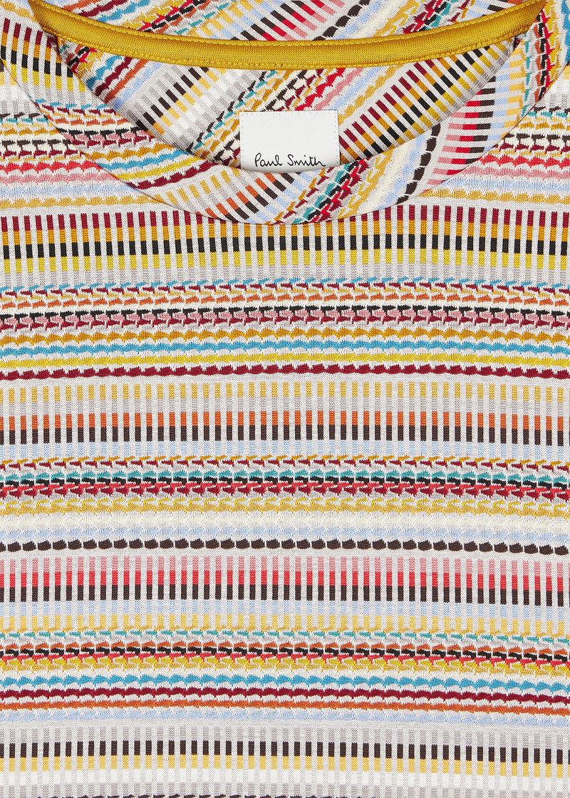 Paul Smith Mixed 'Signature Stripe' T-Shirt outlook