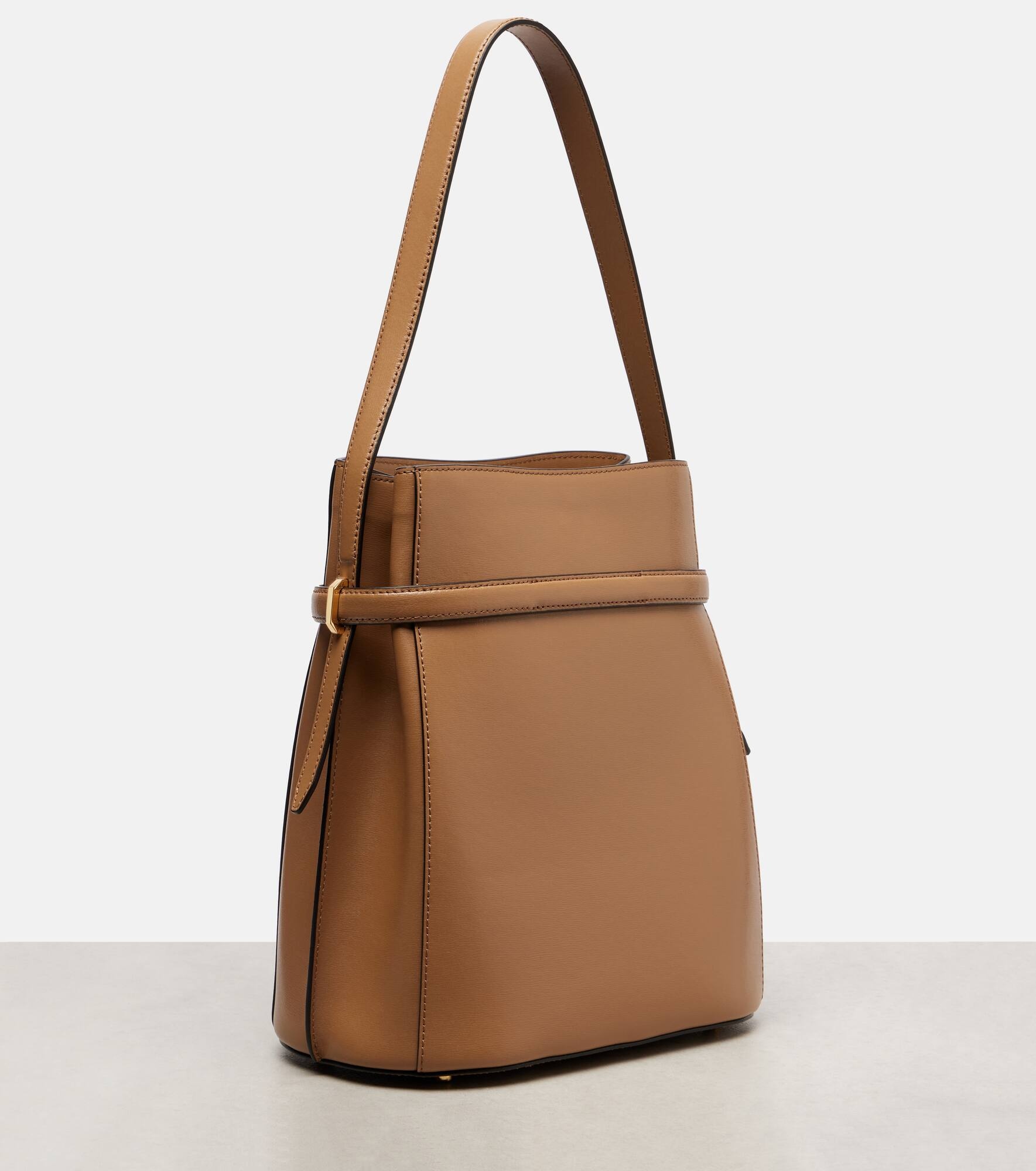Leather bucket bag - 4