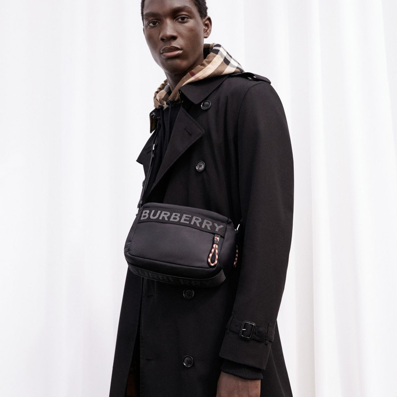 Burberry Logo Detail Nylon Crossbody Bag outlook