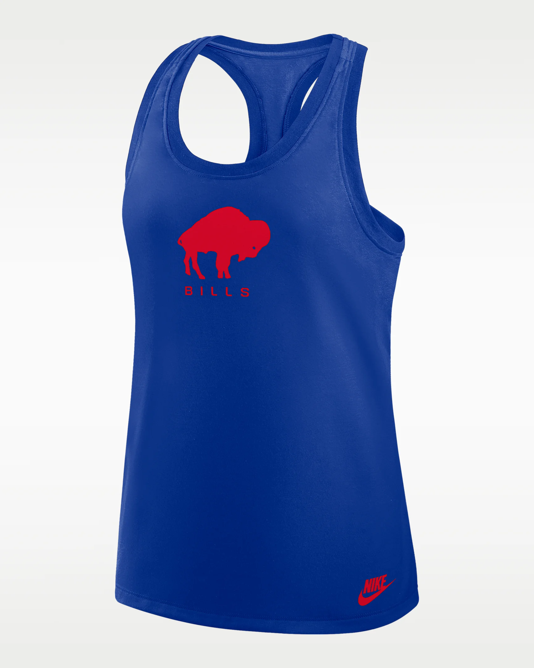 Buffalo Bills Hurry Up Women's Nike Dri-FIT NFL Racerback Tank Top - 1