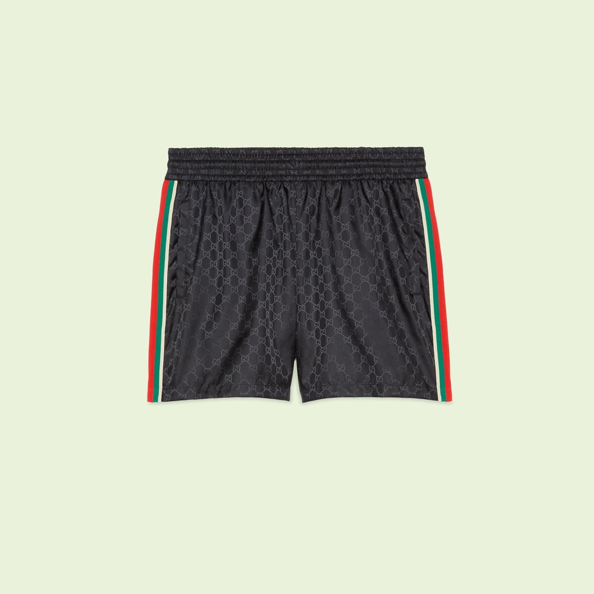 GG jacquard nylon swim shorts - 1
