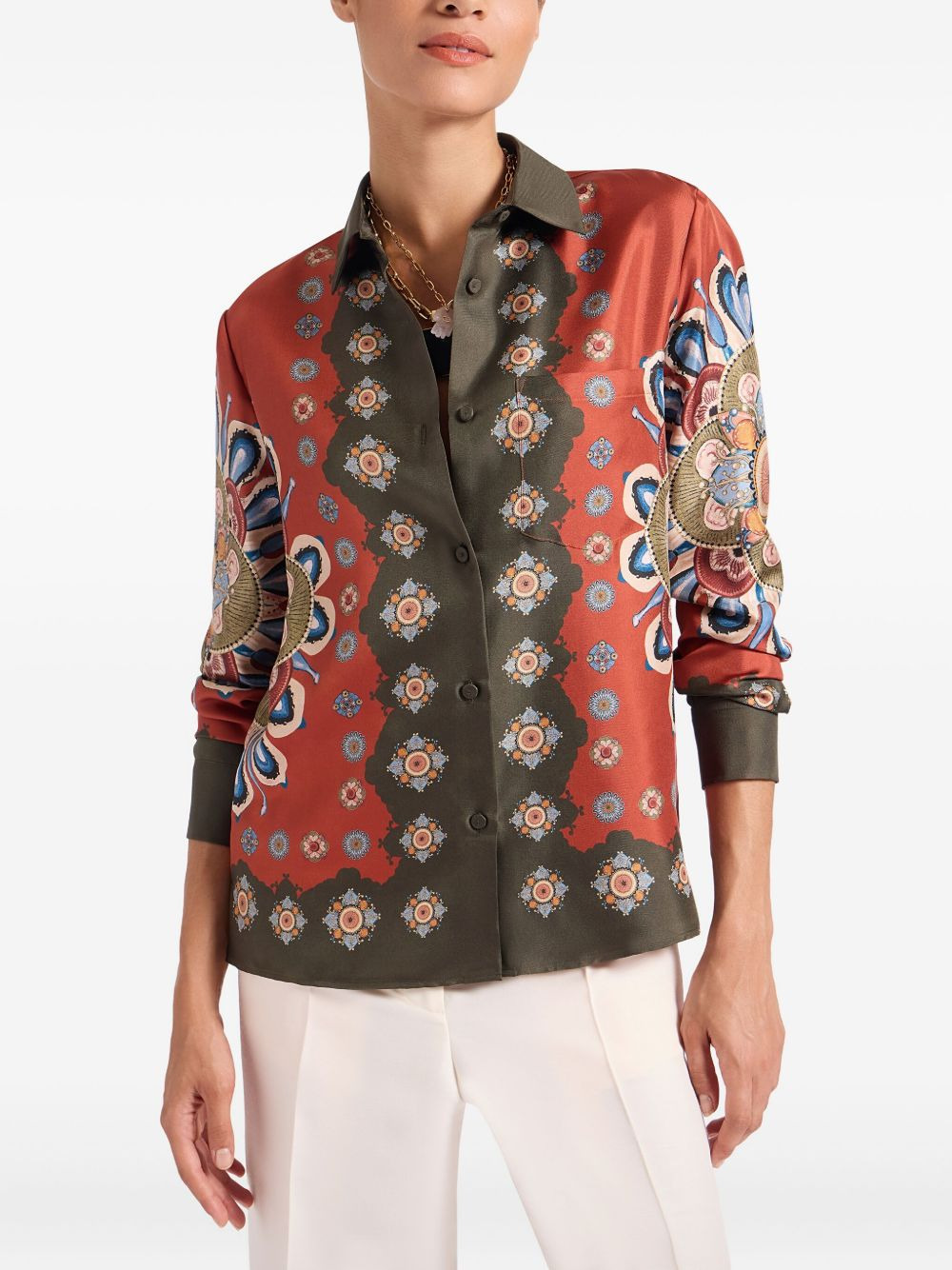 placée floral print shirt - 2