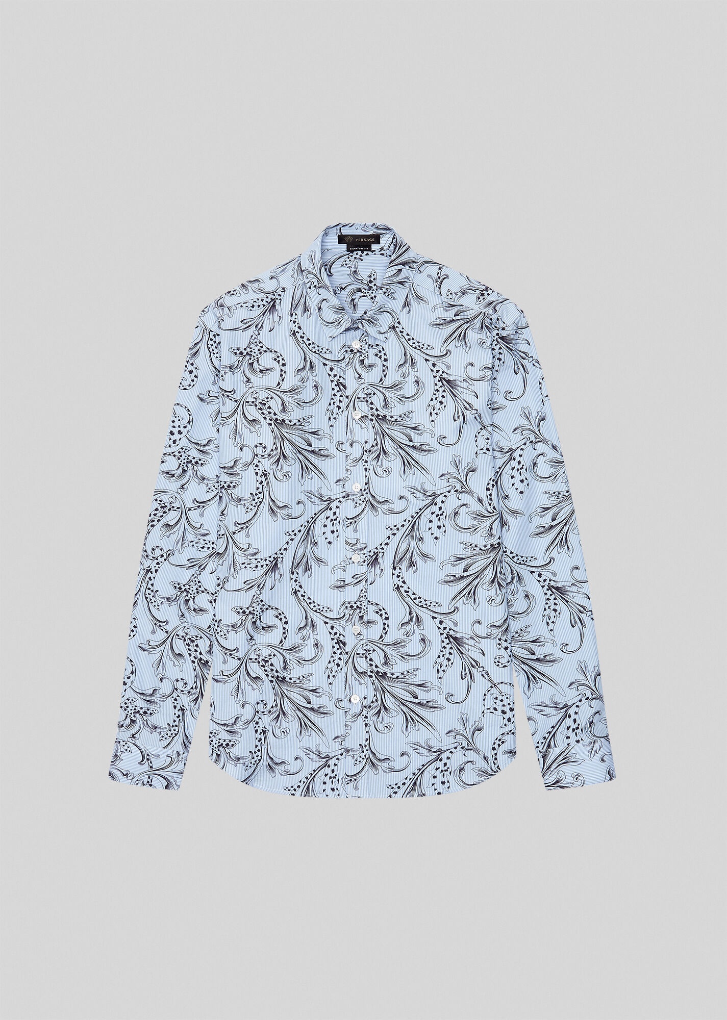 Acanthus Print Cotton Poplin Shirt - 1