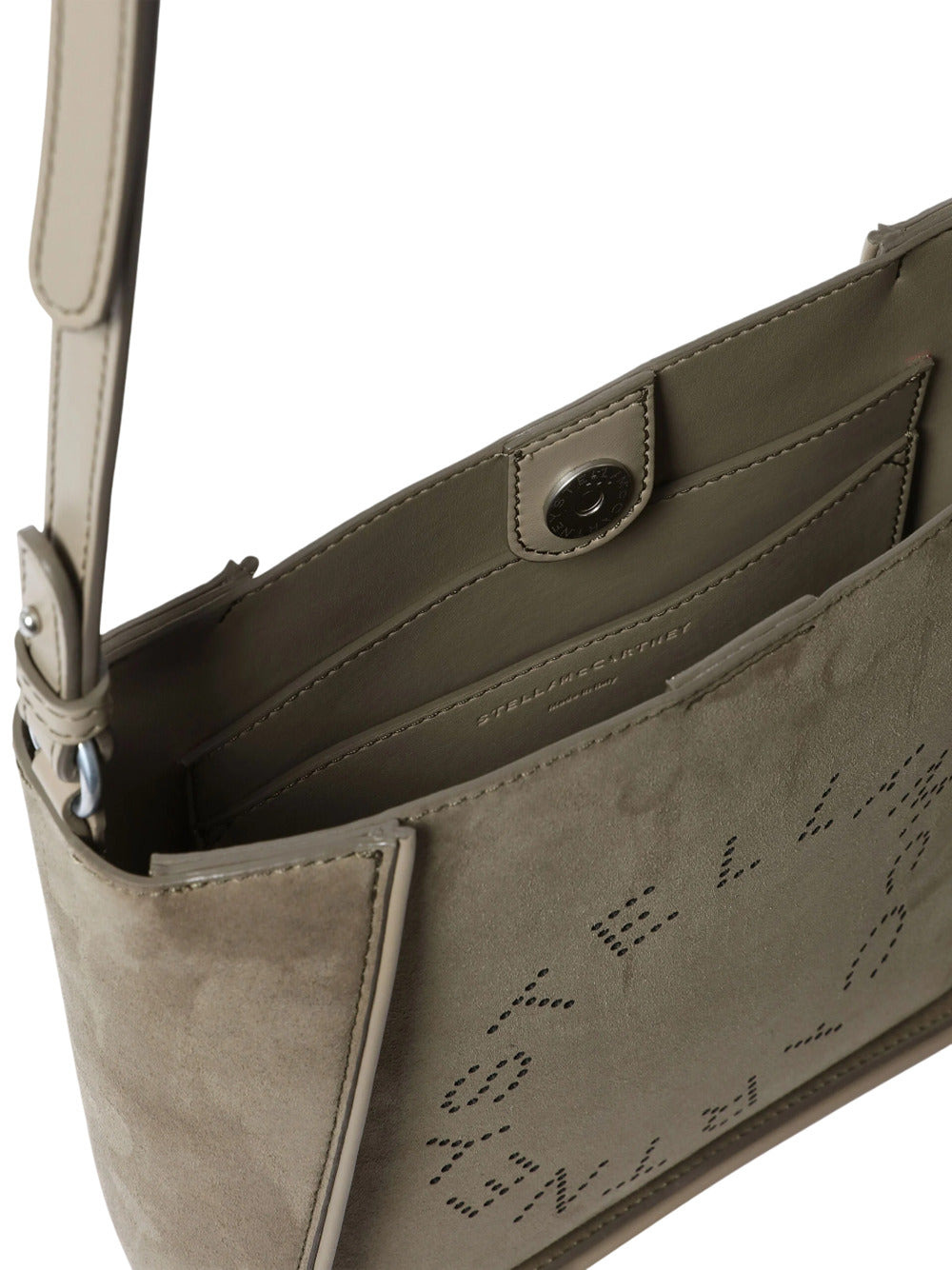 Stella Mccartney Women Alter Suede Shoulder Bag With Piping Details - 4