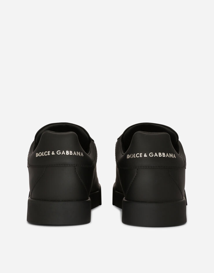 Calfskin Portofino sneakers with DG logo - 3