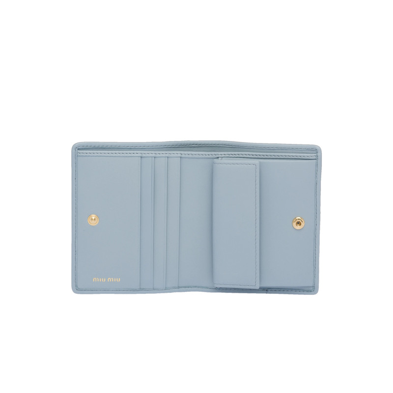 Miu Miu Small matelassé nappa leather wallet outlook