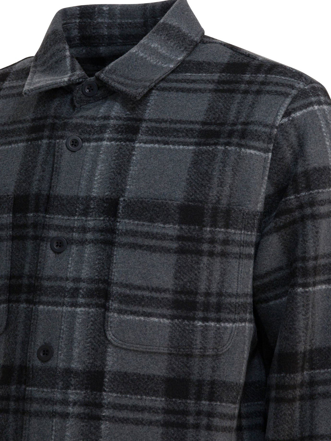 Check Overshirt Jacket Jackets Grey - 4