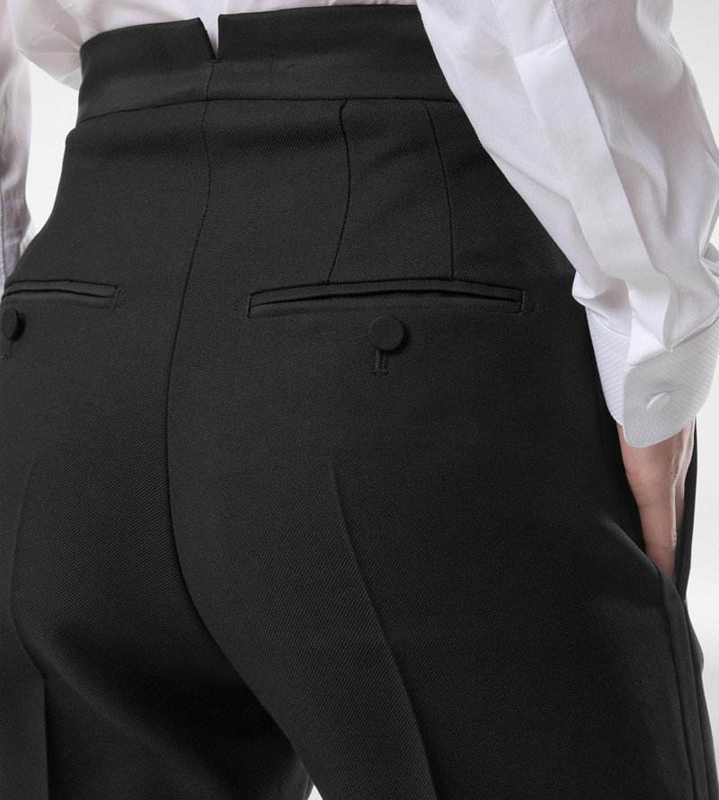 TOM FORD WOOL SILK BLEND HIGH-WAISTED TUXEDO PANTS outlook