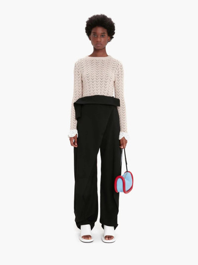 JW Anderson FOLD OVER TAILORED TROUSERS outlook