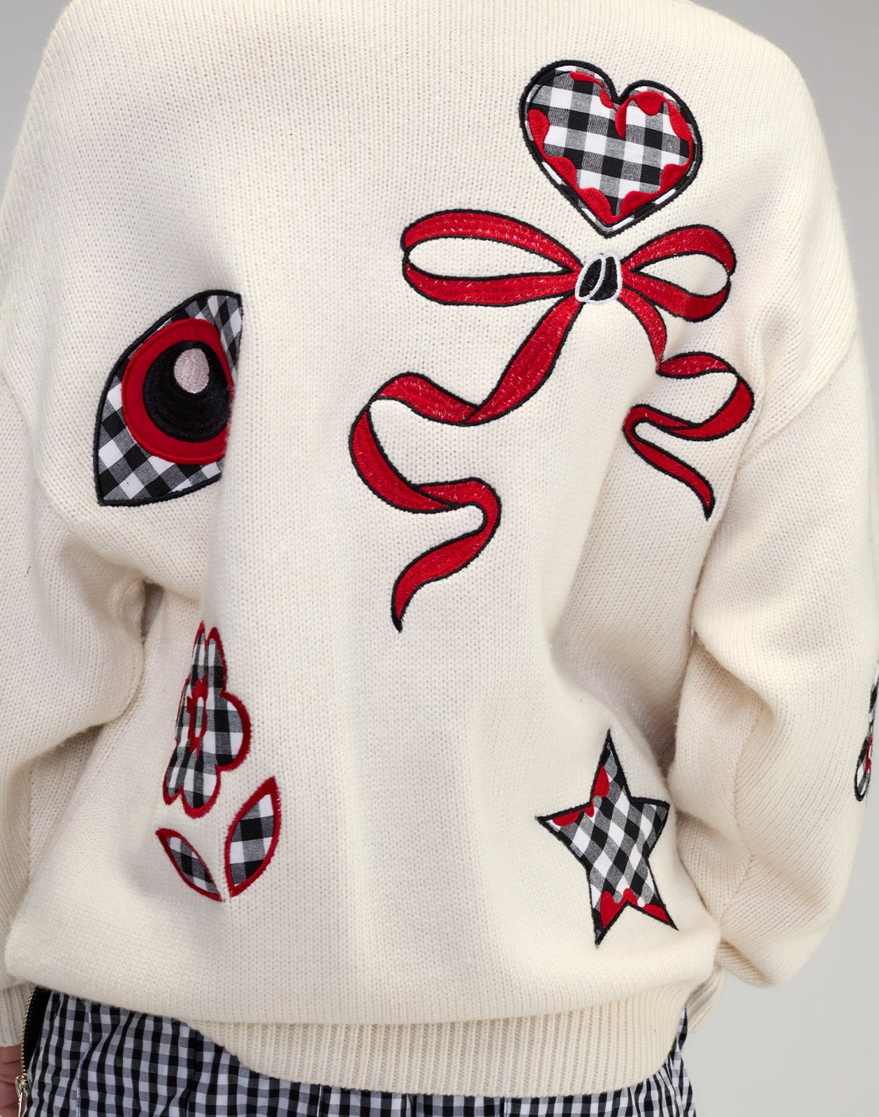 Playful Patchwork Cardigan - 7