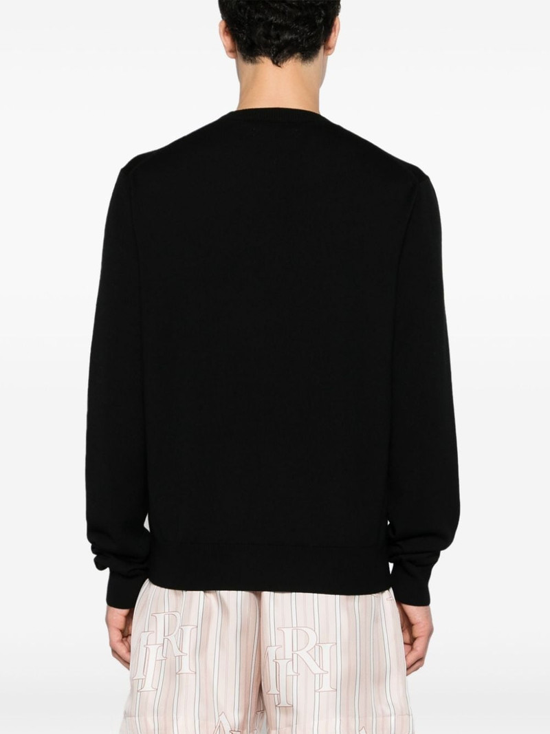 logo-jacquard wool-blend jumper 4