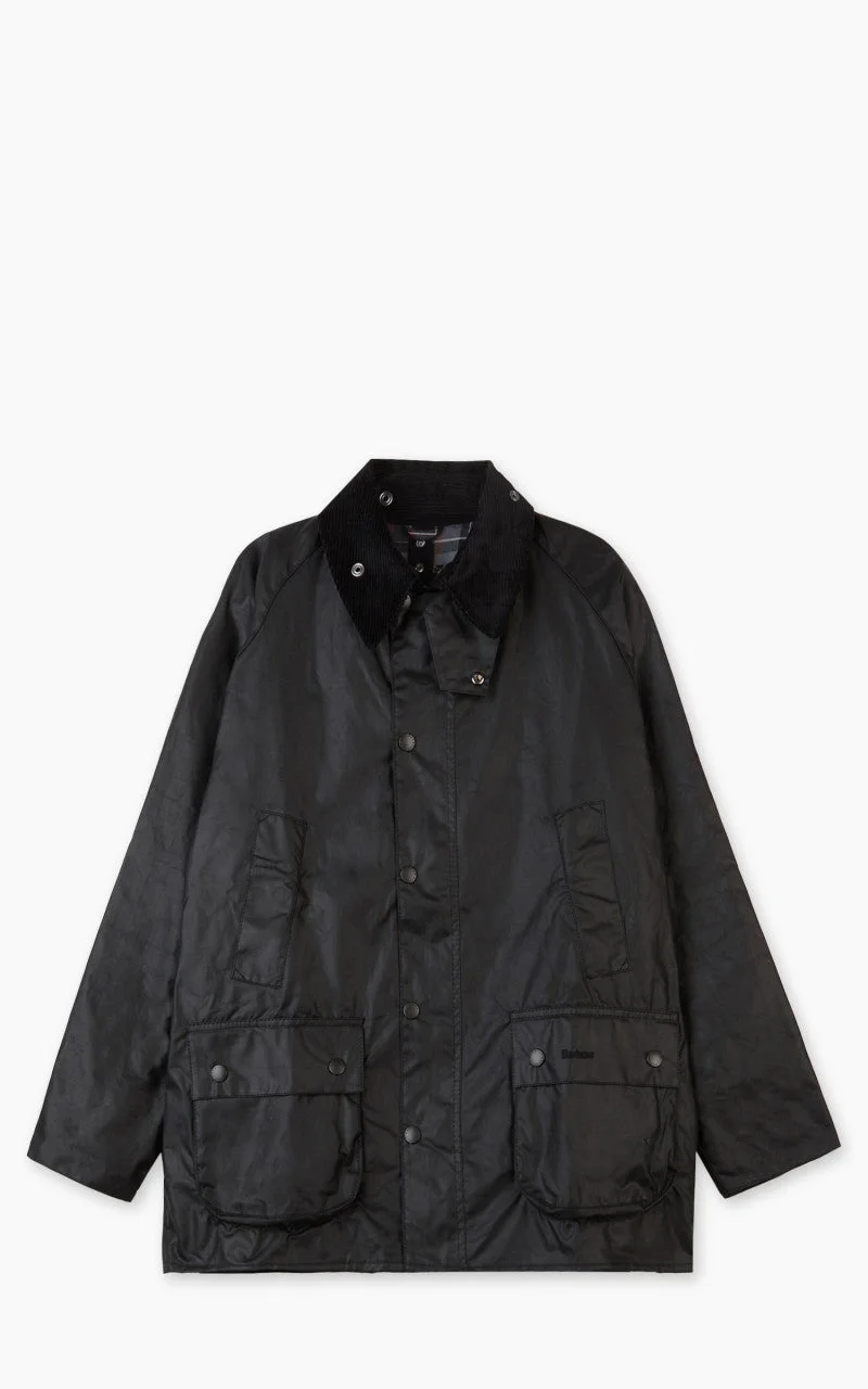 BARBOUR BEDALE WAX JACKET BLACK - 1