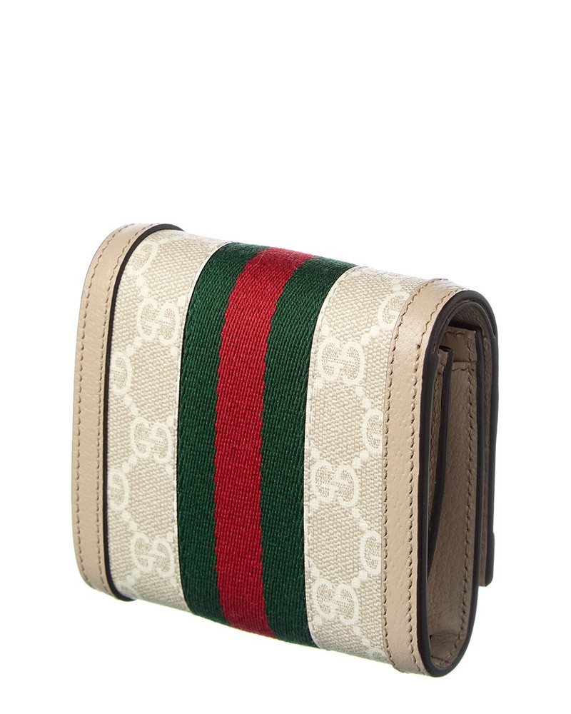 GUCCI Gucci Ophidia GG Supreme Canvas & Leather Coin Purse outlook
