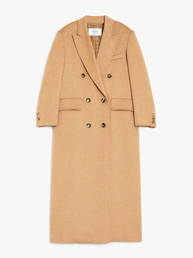 FUNGO Double-breasted camel coat - 1