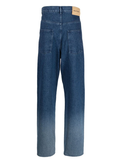 BOTTER gradient-effect wide-leg jeans outlook