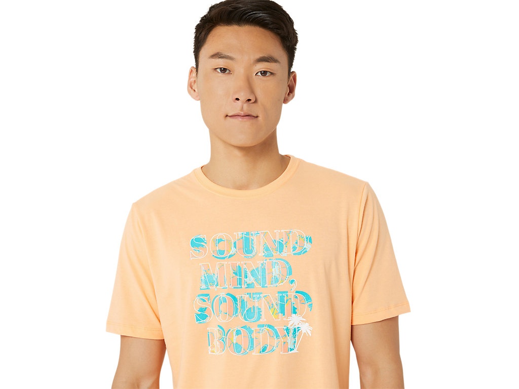 ASICS HIBISCUS SLOGAN TEE - 4