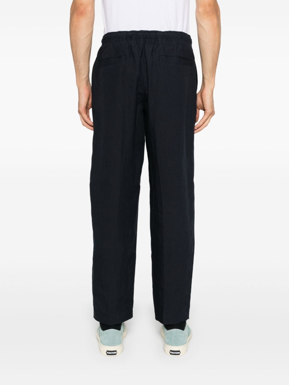 Lex linen tapered trousers - 4
