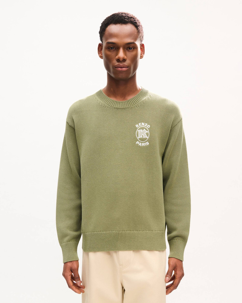 KENZO 'KENZO Paris Emblem' embroidered jumper in cotton outlook