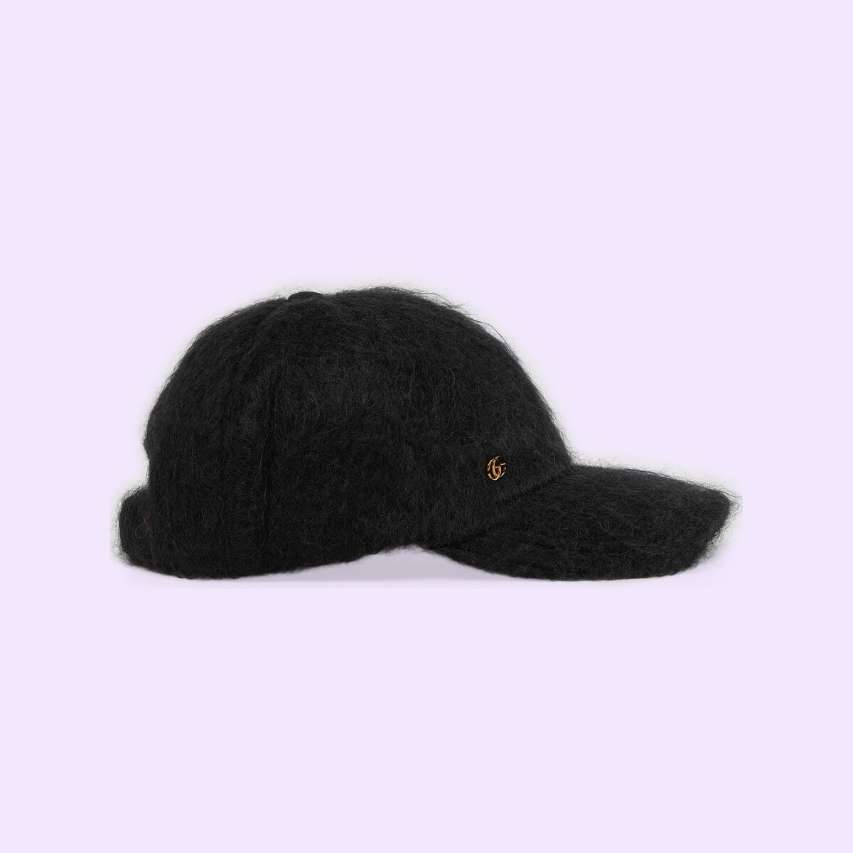 Mohair baseball hat with Double G - 4