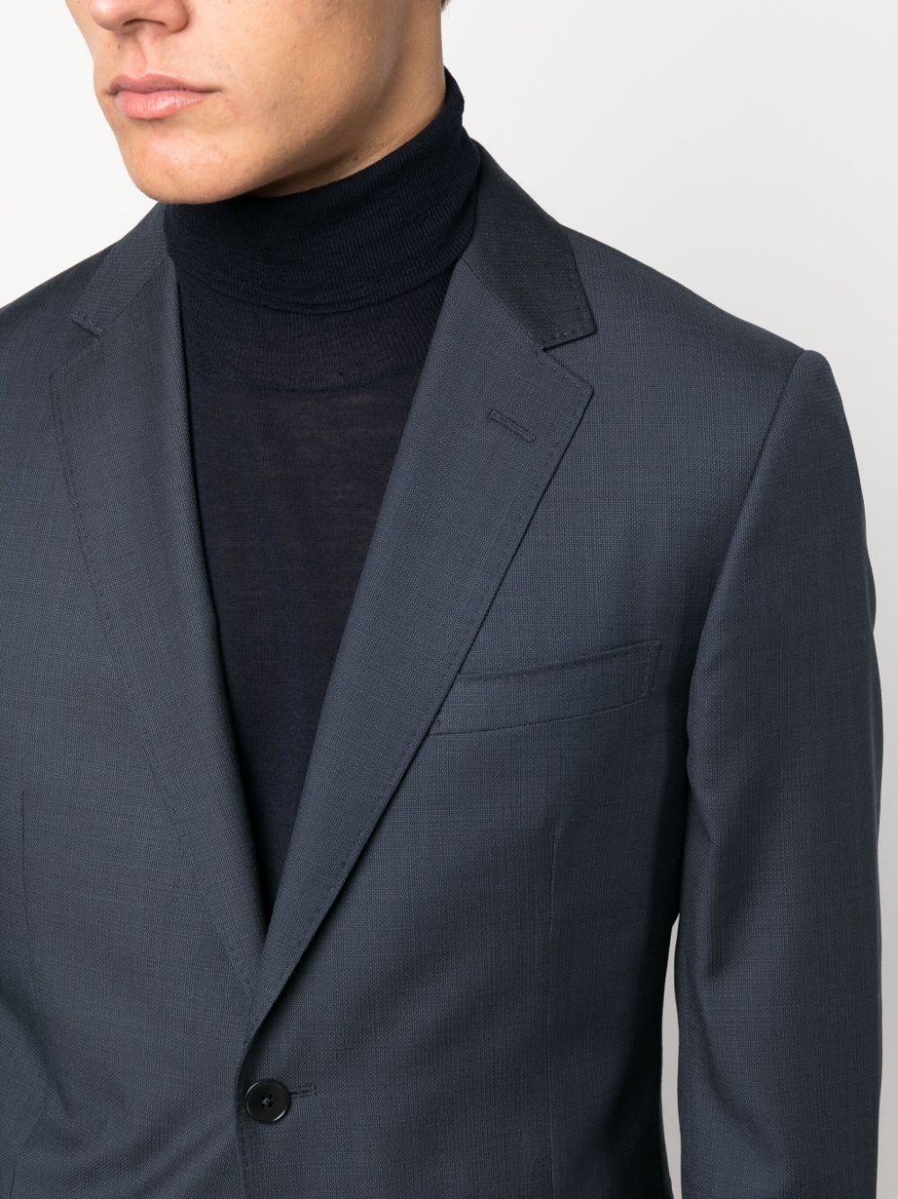 single-breasted wool suit - 9